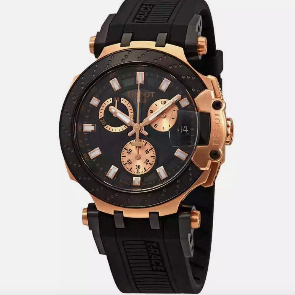 New Tissot T-Race Quartz Black Dial Men's Watch
